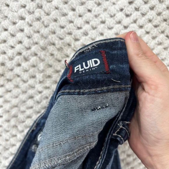 Silver Jeans Suki Cutoff Denim Shorts Embellished Pockets Western Summer Sz 20 - Picture 12 of 14